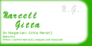 marcell gitta business card